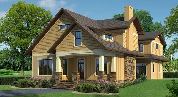 image of bungalow house plan 7915